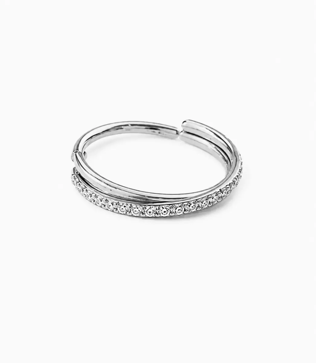 Argola clicker fina trançada