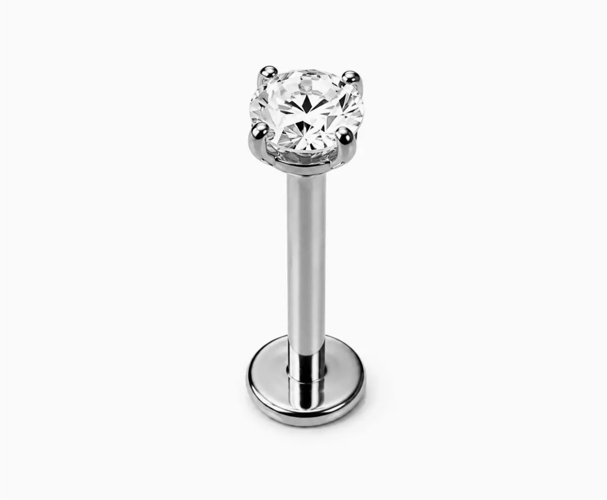 Labret com pedra