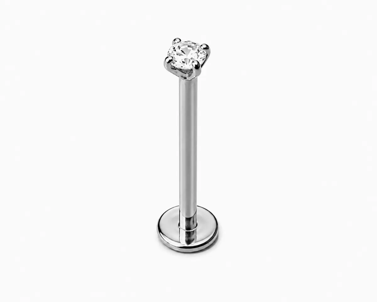 Labret com pedra