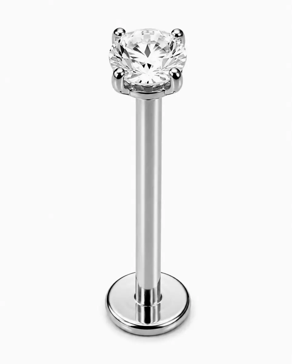 Labret com pedra