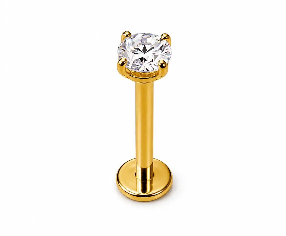 Labret com pedra