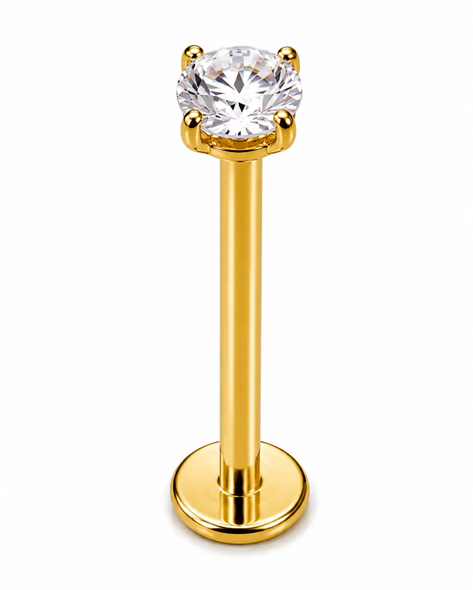 Labret com pedra