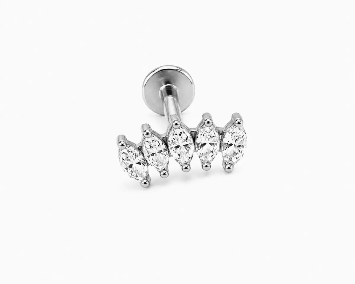 Labret com pingente