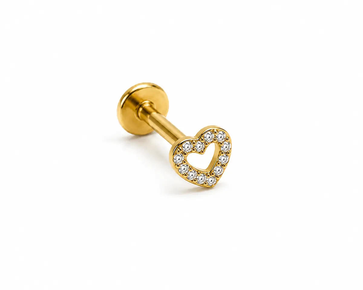 Labret com pingente