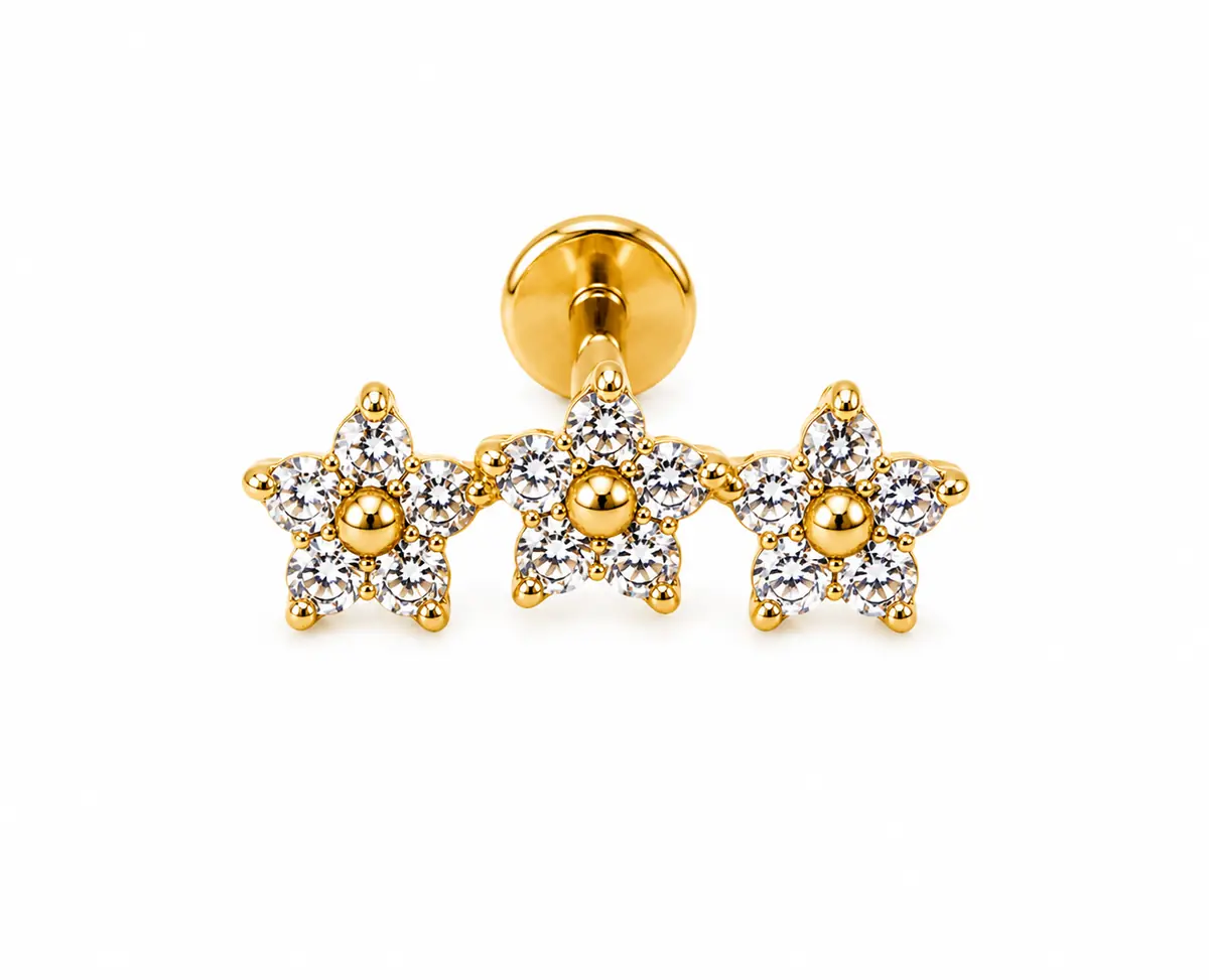Labret com pingente