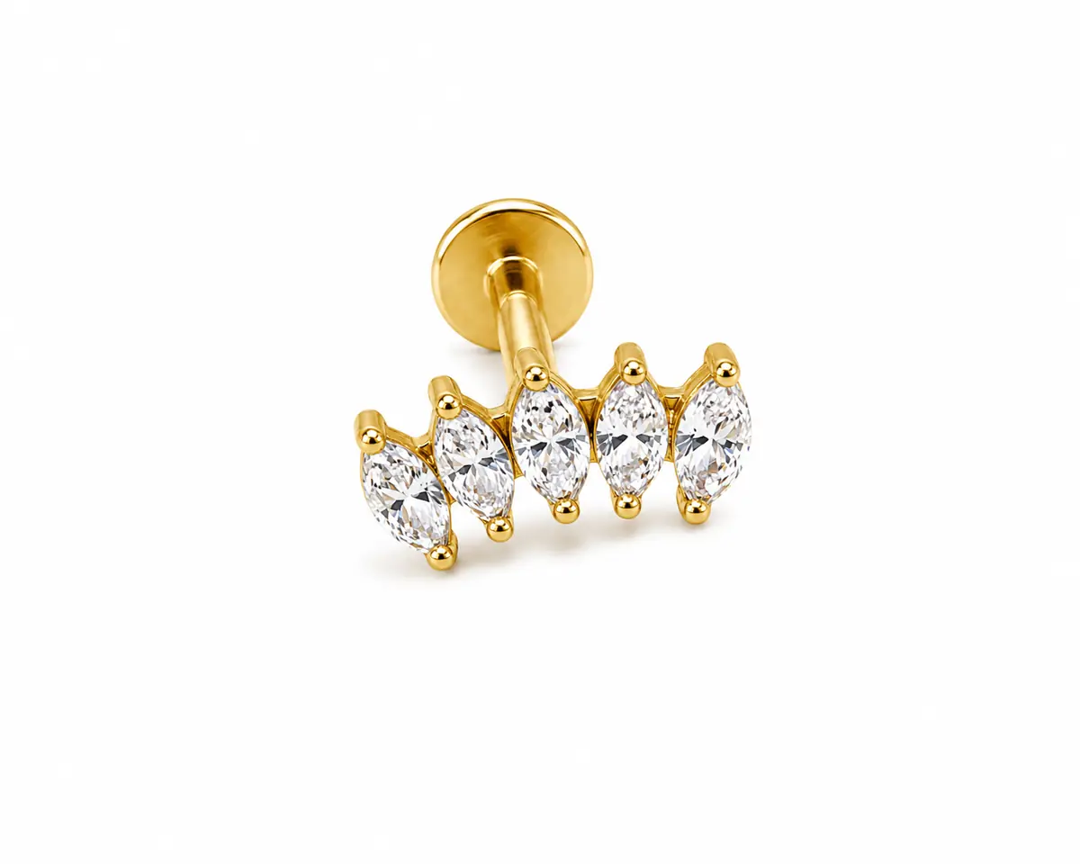 Labret com pingente